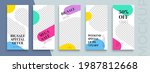 sale. trendy editable  stories... | Shutterstock .eps vector #1987812668