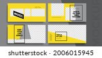 sale banner layout design. set... | Shutterstock .eps vector #2006015945