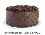 Triple Chocolate Cake Frosted...
