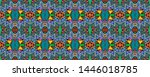 african repeat pattern.... | Shutterstock . vector #1446018785
