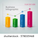 Business Infographic   Bar Chart