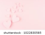 valentines day background with... | Shutterstock . vector #1022830585