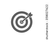 dart target icon | Shutterstock .eps vector #358027622