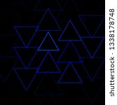 dark blue vector background... | Shutterstock .eps vector #1338178748