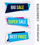 promotion banner. sale and... | Shutterstock .eps vector #1368605858