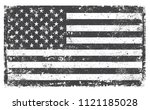 grunge usa flag.distressed... | Shutterstock .eps vector #1121185028