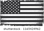 us flag.vector grunge usa flag. | Shutterstock .eps vector #1165424962