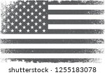american flag.grunge flag of... | Shutterstock .eps vector #1255183078