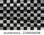 vector wavy checkered racing... | Shutterstock .eps vector #2100036508