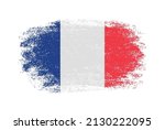 brush stroke flag of france... | Shutterstock .eps vector #2130222095