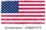 vector grunge usa flag.american ... | Shutterstock .eps vector #358807475