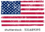 grunge usa flag.vintage... | Shutterstock .eps vector #531689395