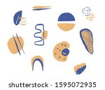 creative texture with abstract... | Shutterstock .eps vector #1595072935