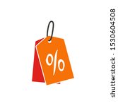 discount tag sale icon in flat... | Shutterstock .eps vector #1530604508