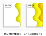 modern abstract covers in white ... | Shutterstock .eps vector #1442808848