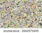 Small photo of Huge Nature Collage Containing Over 700 Images of Wildlife. Flowers, Plants, Mushrooms, Mammals, Reptiles, Insects, Spiders, Butterflies, Amphibians, and Birds.