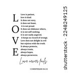Love  1 Corinthians 13 4 8 ...