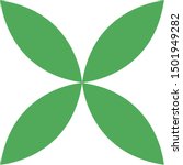 green four flora leaf islamic... | Shutterstock .eps vector #1501949282