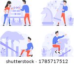vector illustration flat design ... | Shutterstock .eps vector #1785717512