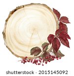 Fall Frame Clipart With Wood...