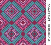 art seamless pattern. color  ... | Shutterstock .eps vector #1348689902