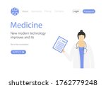 doctor online. template design... | Shutterstock .eps vector #1762779248