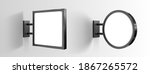 vector sign board mockup... | Shutterstock .eps vector #1867265572