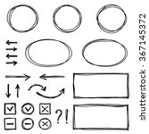 Set Of Hand Drawn Elements For...