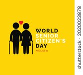 World Senior Citizen's Day...