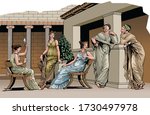 Ancient Greece   Group Of Young ...