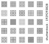 tile vector outline icons set   ... | Shutterstock .eps vector #1929293828