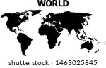vector map of world with title. ... | Shutterstock .eps vector #1463025845