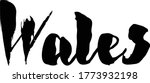 wales handwritten font... | Shutterstock .eps vector #1773932198