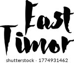 east timor country name... | Shutterstock .eps vector #1774931462
