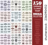 150 Typographic Label Design...