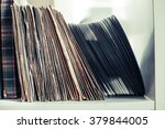 Vintage 45s Vinyl Row On House...