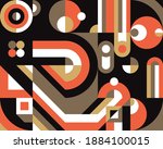 geometric background design.... | Shutterstock .eps vector #1884100015