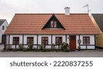 Small photo of View of a typical Danish house located at the island of Samso, a model renewable energy community located in the Kattegat Strait between Jutland and the Swedish west coast.