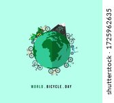 World Bicycle Day Vector...