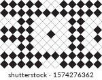 Graphic Of Cubic Black And White