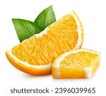 Orange fruit with slice...