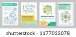 biodiversity brochure template... | Shutterstock .eps vector #1177033078