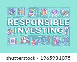 Responsible Investing Word...