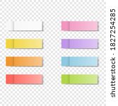 colorfull and white stickers... | Shutterstock .eps vector #1827254285