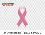 breast cancer pink ribbon set.... | Shutterstock .eps vector #1511559332