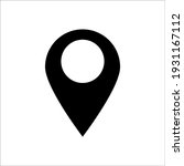 marker   pine   location icon... | Shutterstock .eps vector #1931167112