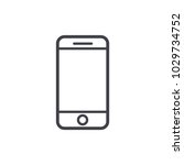 cellphone icon vector eps10 | Shutterstock .eps vector #1029734752