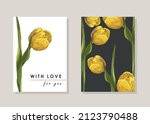 set of greeting cards with... | Shutterstock .eps vector #2123790488