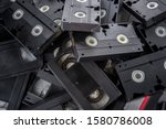 Many Vhs Videocassettes On The...