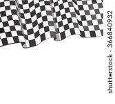 racing flag banner | Shutterstock . vector #366840932